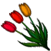 Flowers easter graphics