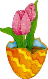 Flowers easter graphics