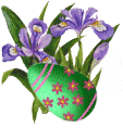 Flowers easter graphics