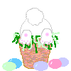 Hares easter graphics