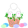 Hares easter graphics