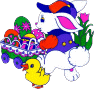 Hares easter graphics
