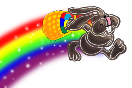 Hares easter graphics