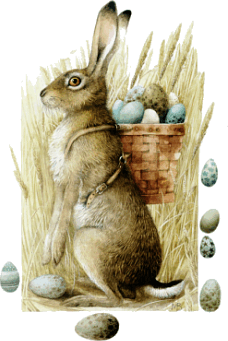 Hares easter graphics