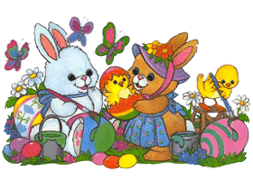 Hares easter graphics