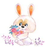 Hares easter graphics