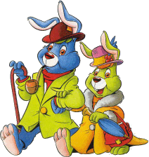 Hares easter graphics