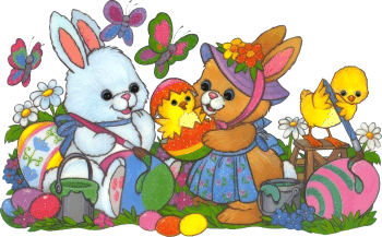 Hares easter graphics