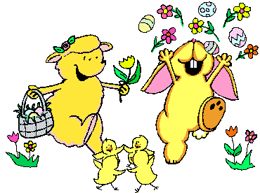 Hares easter graphics