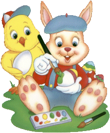 Painting easter graphics