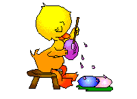 Painting easter graphics