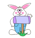 Rabbits easter graphics