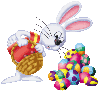 Rabbits easter graphics