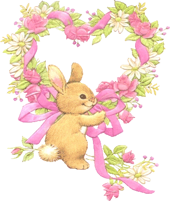 Rabbits easter graphics