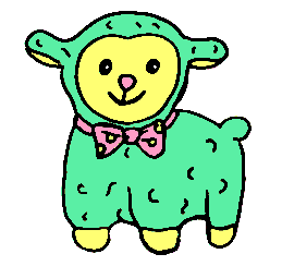 Sheep easter graphics