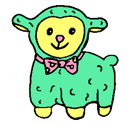 Sheep easter graphics