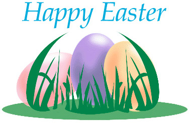 Text easter graphics