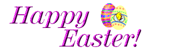 Text easter graphics