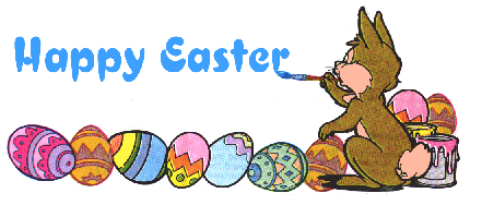 Text easter graphics