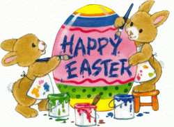 Text easter graphics