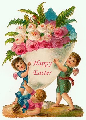 Text easter graphics