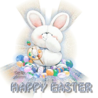 Text easter graphics