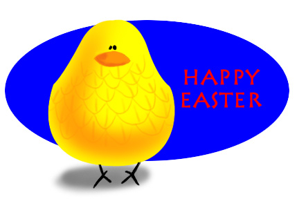 Text easter graphics