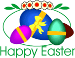 Text easter graphics