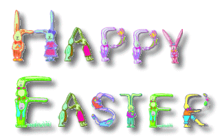 Text easter graphics