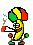 Bananas emoticons