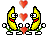 Bananas emoticons