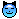 Blue emoticons