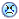 Blue emoticons