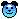 Blue emoticons