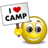 Camping emoticons
