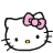 Hello kitty emoticons