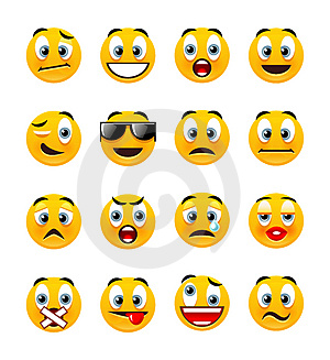 Multiple smileys emoticons