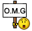 Smiley with sign emoticons