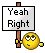 Smiley with sign emoticons