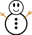 Snowman emoticons