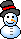 Snowman emoticons