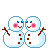 Snowman emoticons