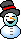 Snowman emoticons