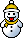 Snowman emoticons