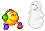 Snowman emoticons