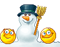 Snowman emoticons
