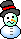 Snowman emoticons