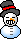 Snowman emoticons