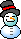 Snowman emoticons