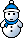 Snowman emoticons
